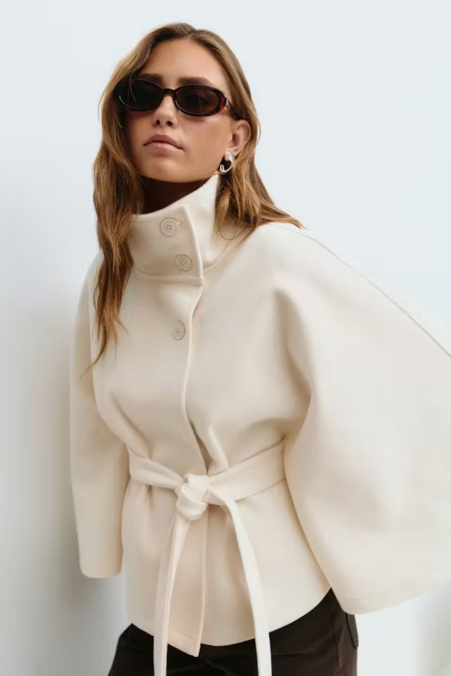 Elize - Belt Cape Jacket