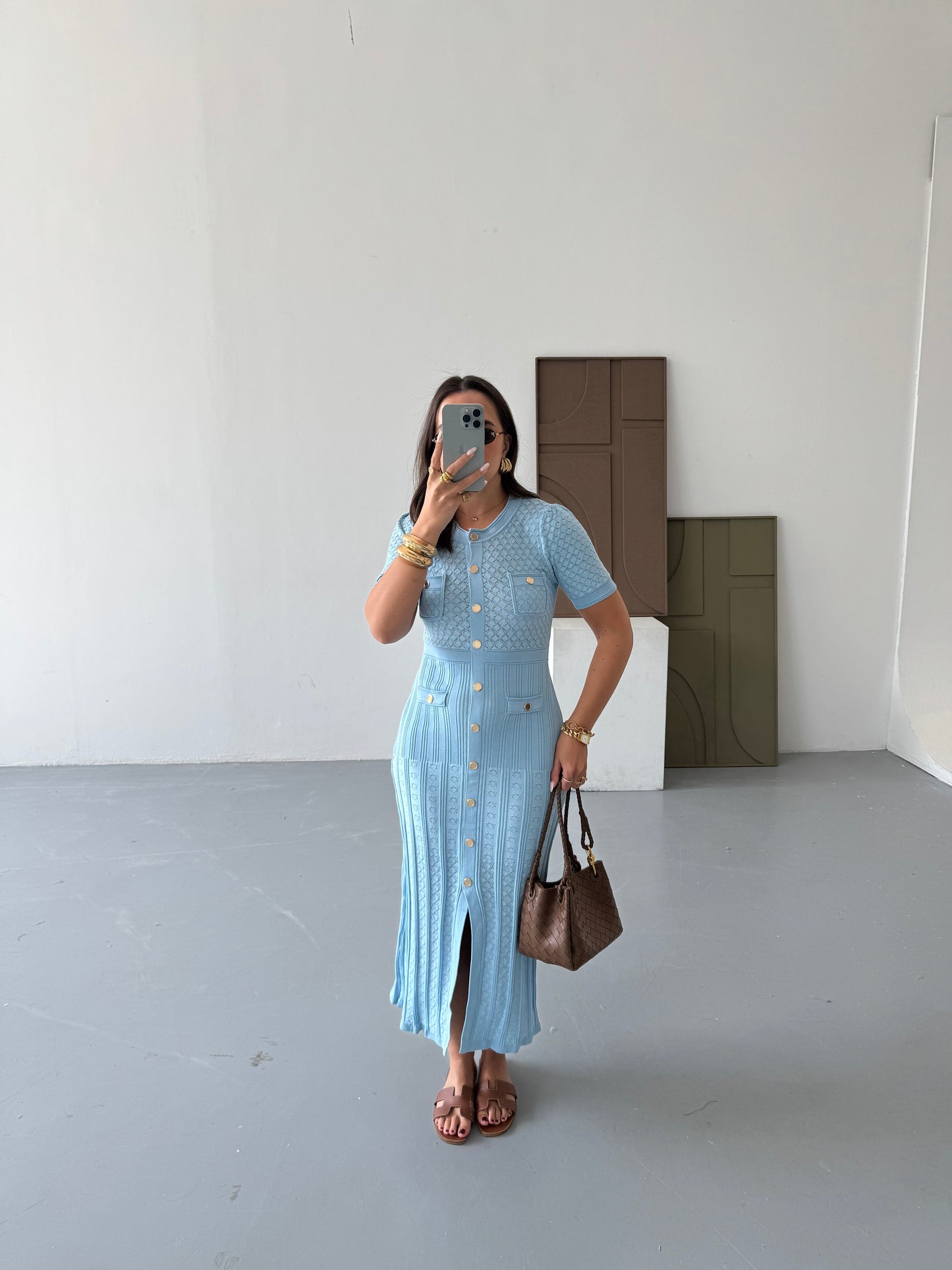 Robe ROSA bleue claire (3132)