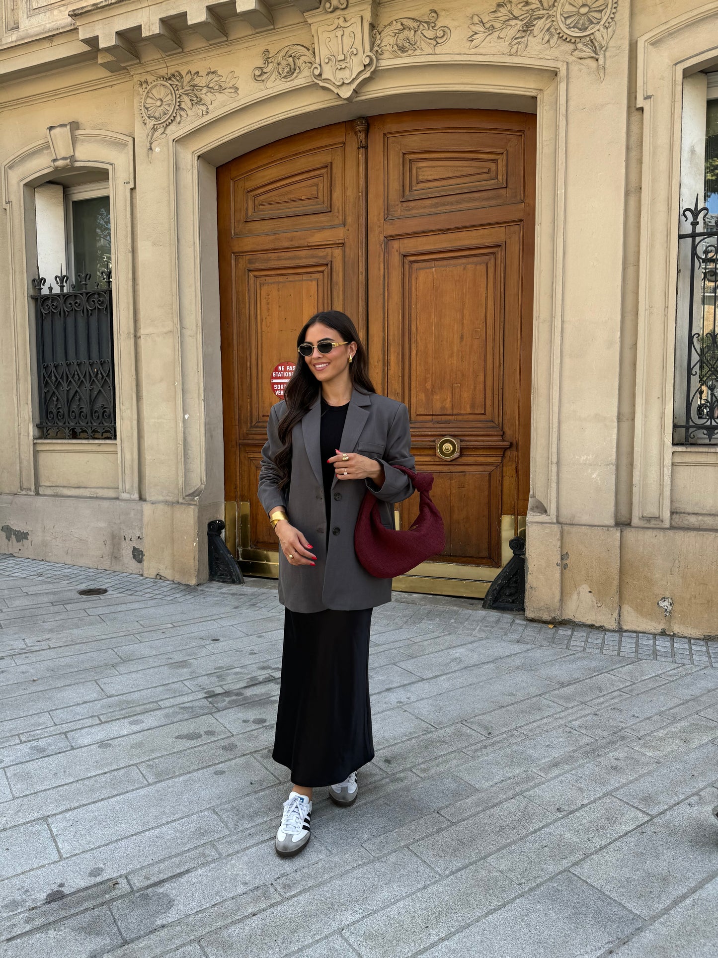 Blazer CAMILLE gris (W24806)