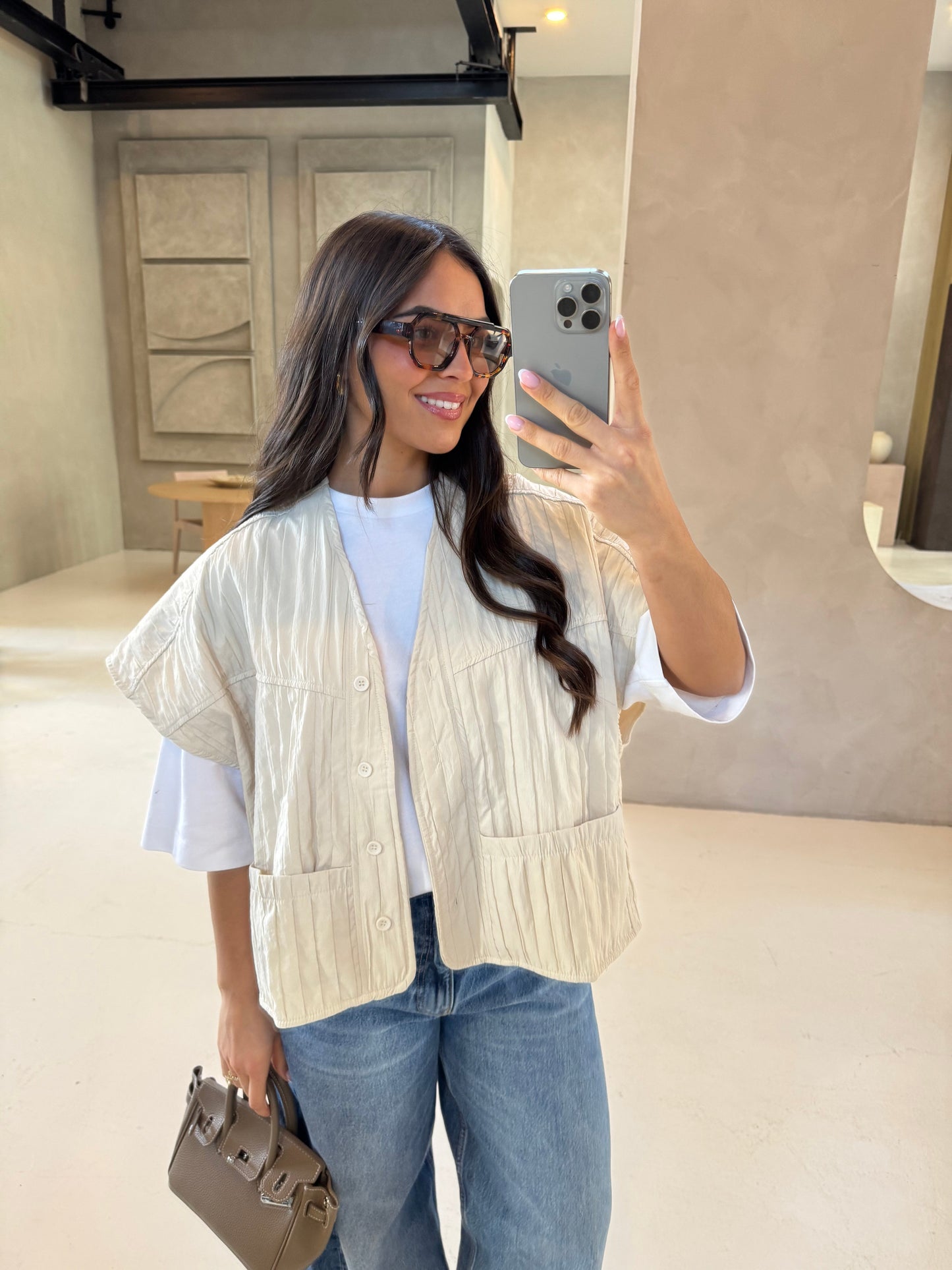 Lunette de soleil marron