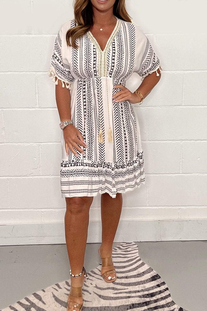 Print zomer jurk