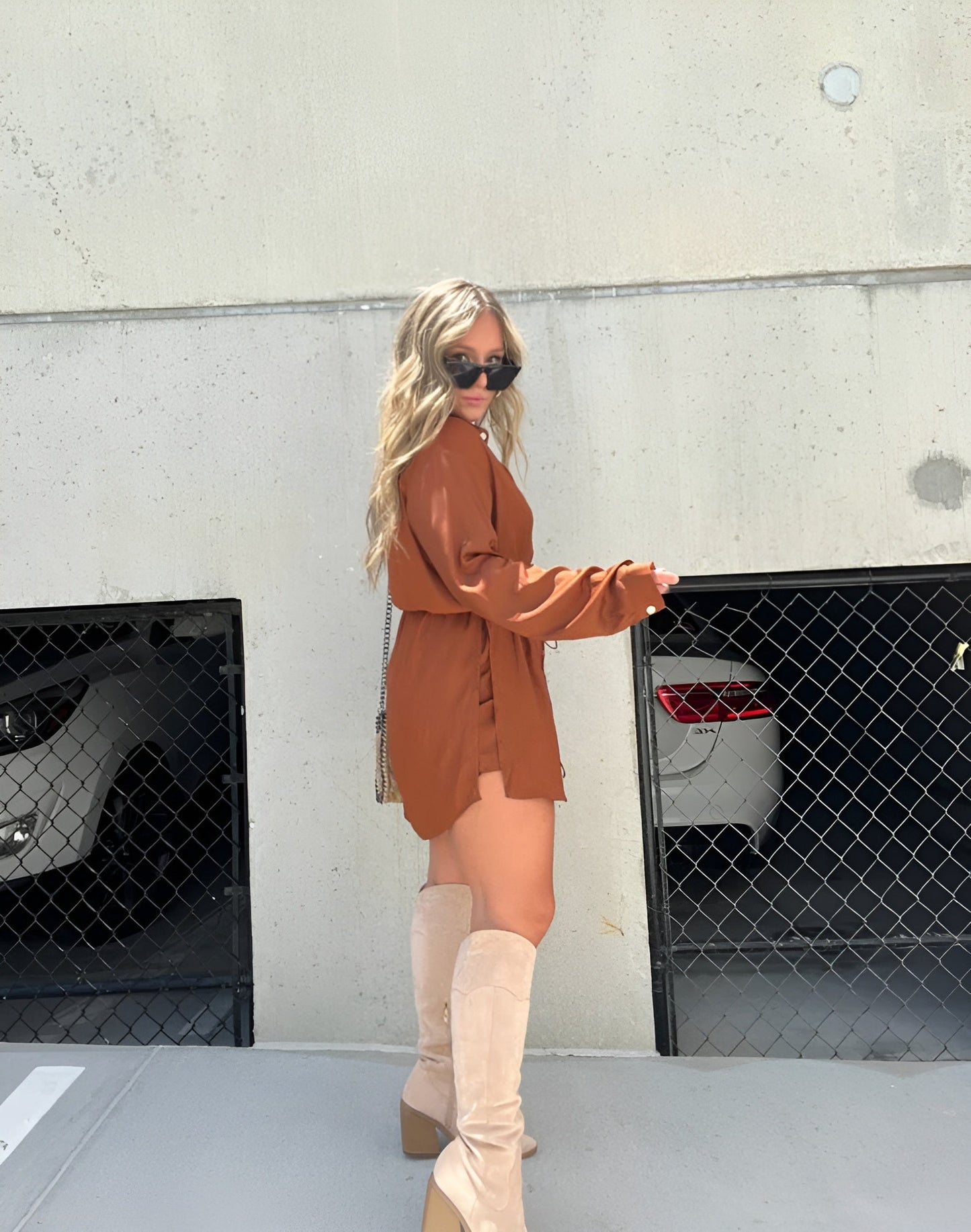 Jessica | Satijnen romper jurk