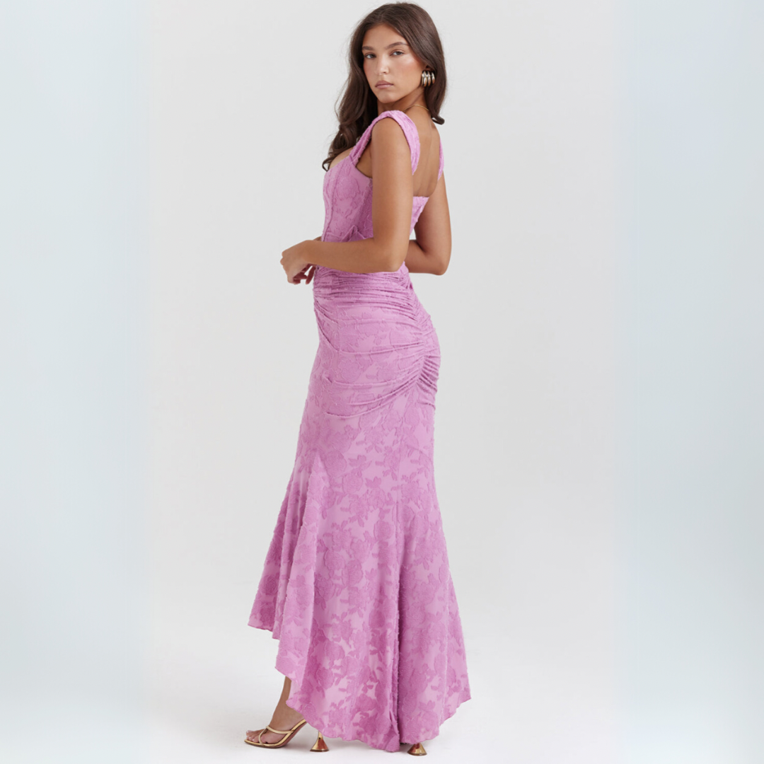 Ariana | Sculpted Slit Dress