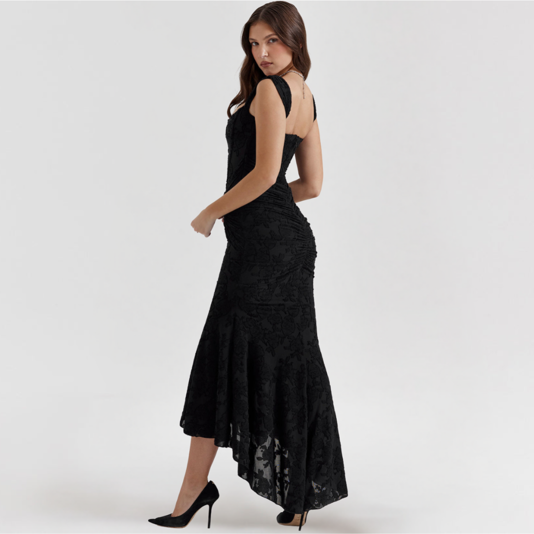 Ariana | Sculpted Slit Dress
