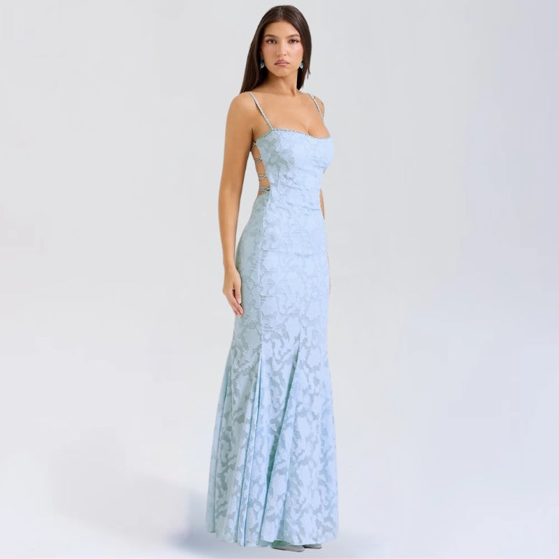 Ariana | Sculpted Slit Dress