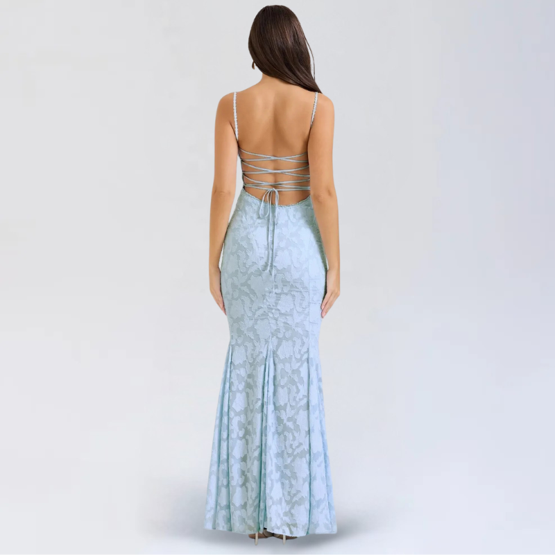 Ariana | Sculpted Slit Dress