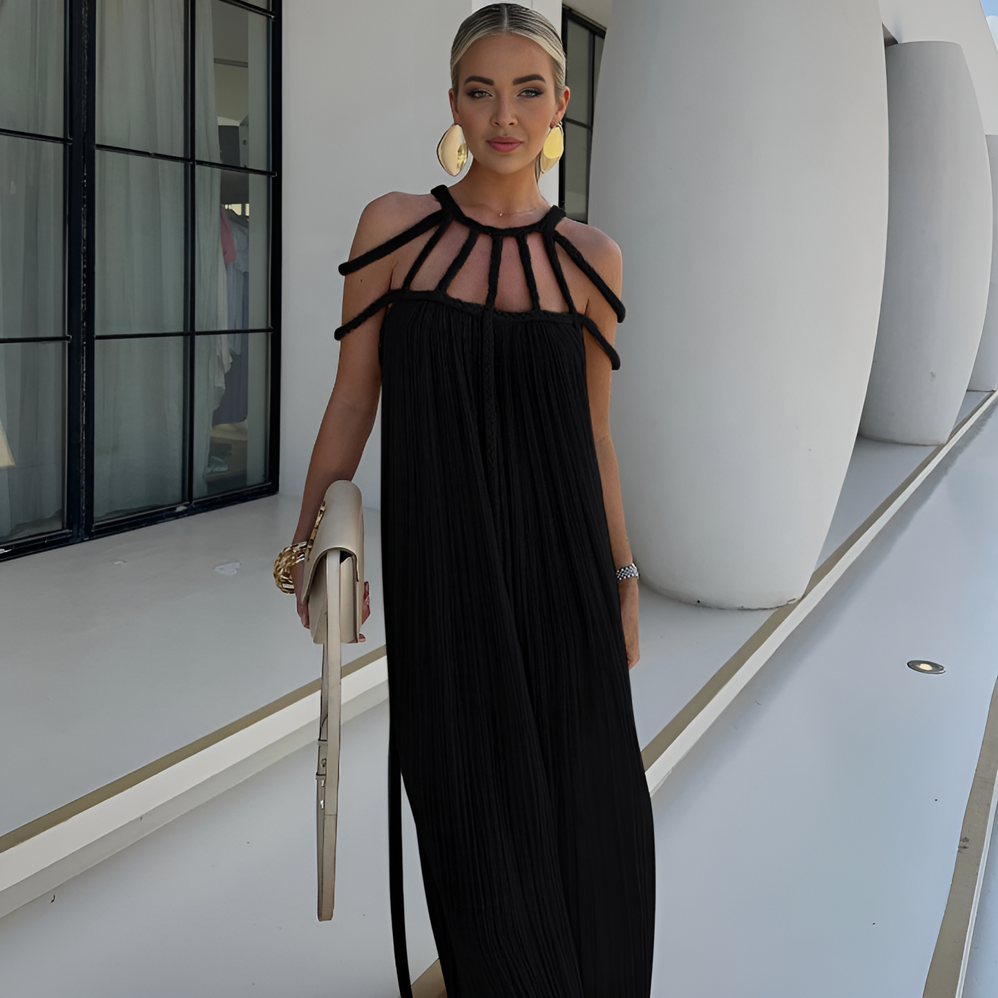 Tirantes Luna - Maxi Jurk