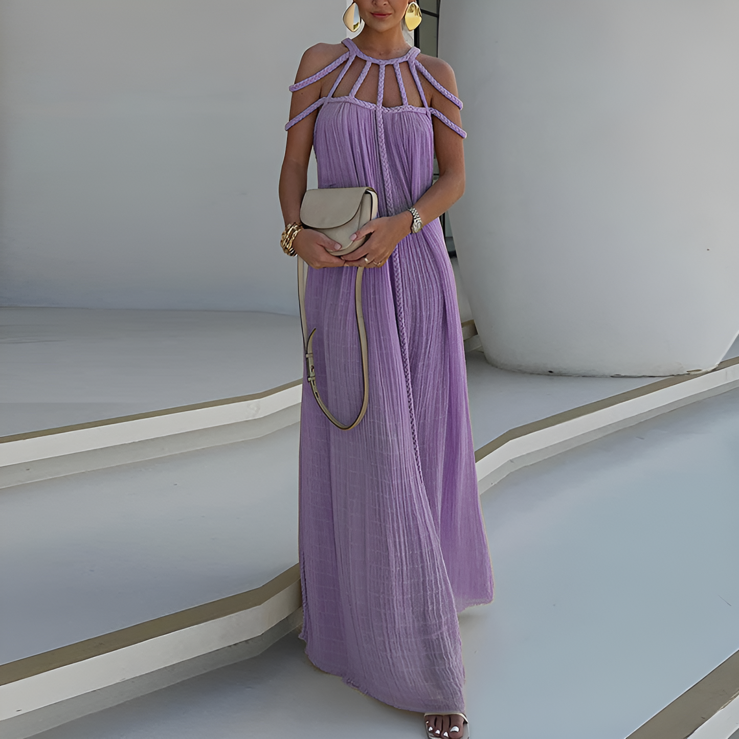 Tirantes Luna - Maxi Jurk