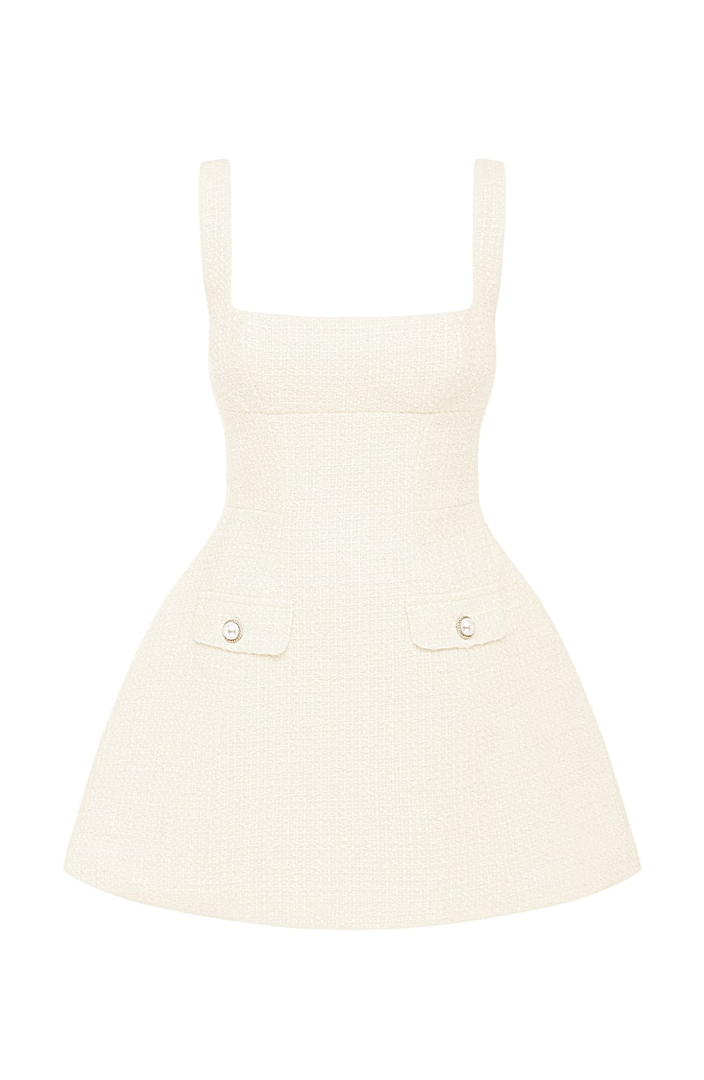 Bessie Mini Jurk - Ivory