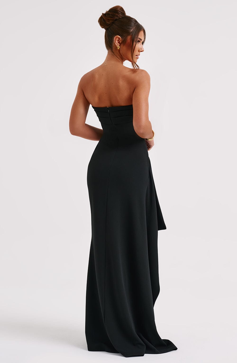 Zafira Maxi Jurk - Zwart