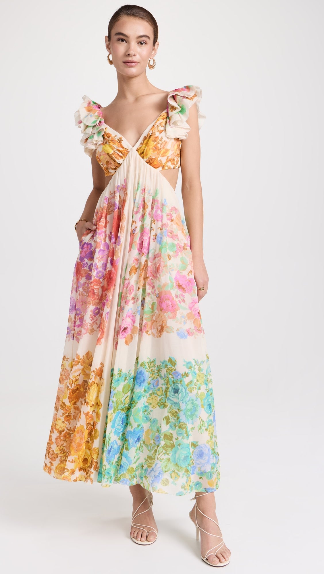 Raie Frill - Midi Jurk