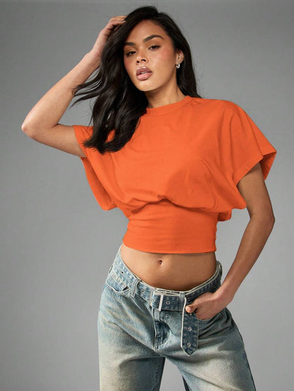Cap Sleeve Crop Top