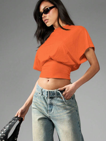 Cap Sleeve Crop Top