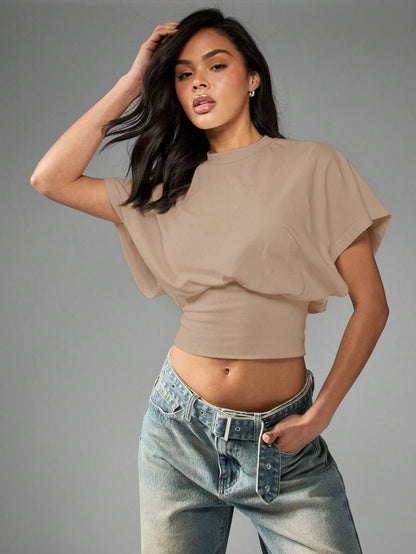 Cap Sleeve Crop Top