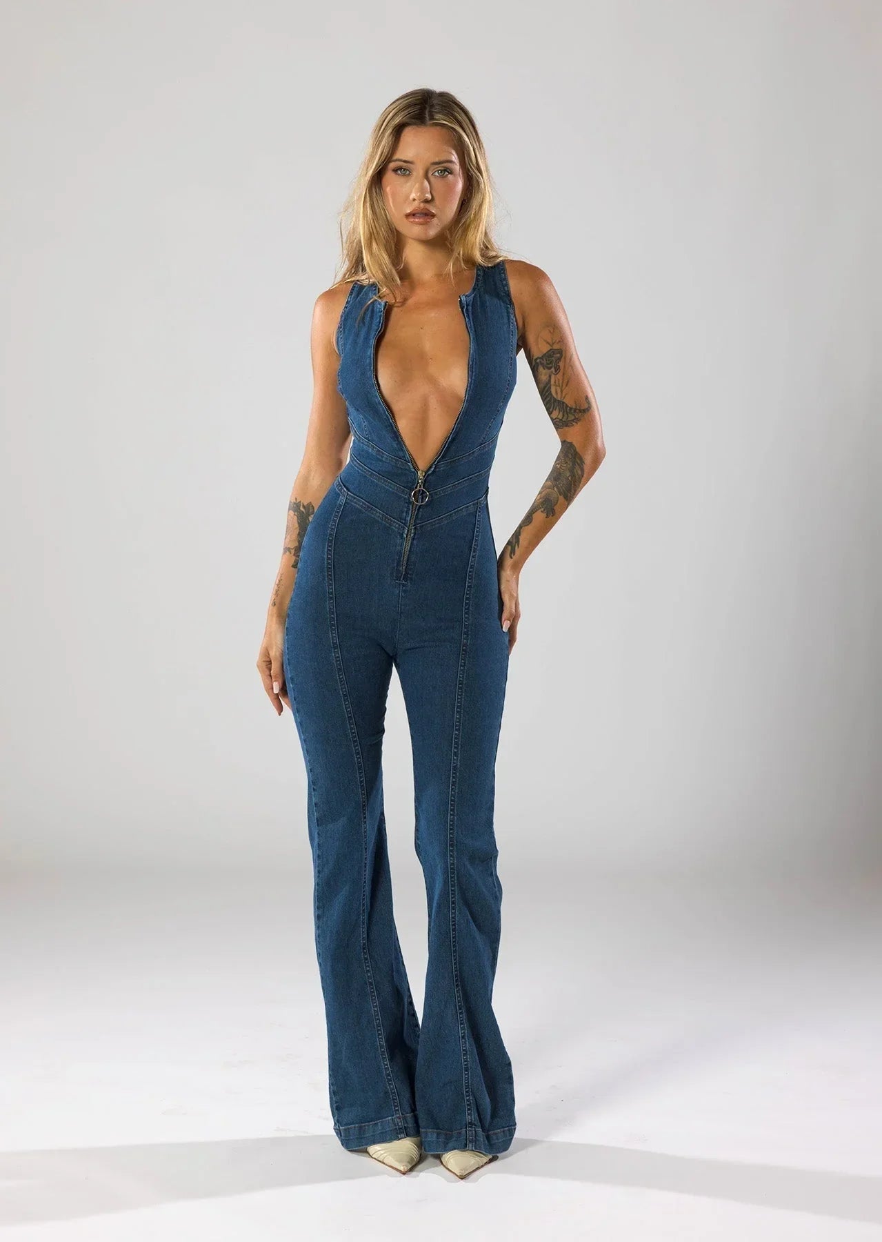 Lucie - Denim Jumpsuit