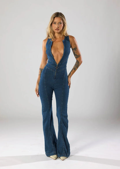 Lucie - Denim Jumpsuit