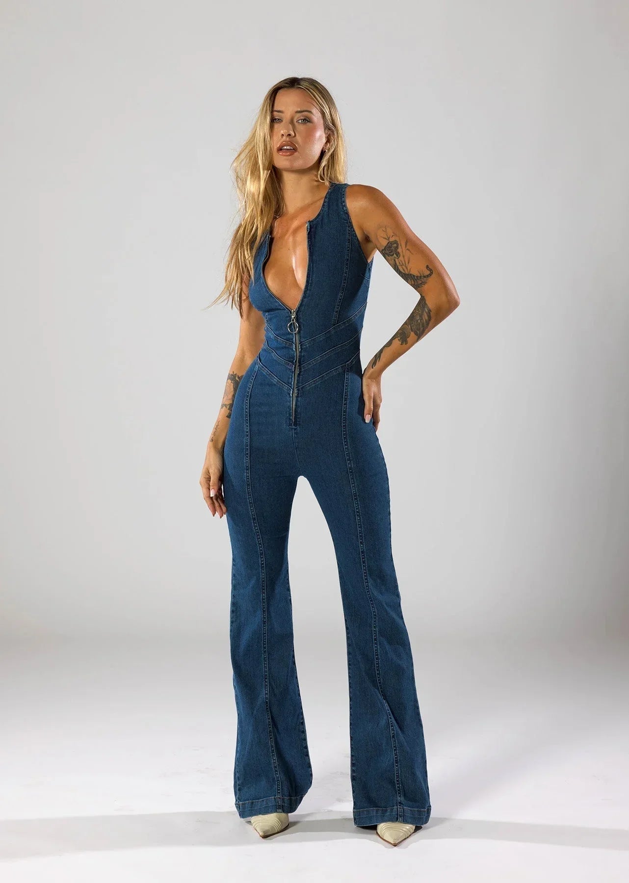 Lucie - Denim Jumpsuit