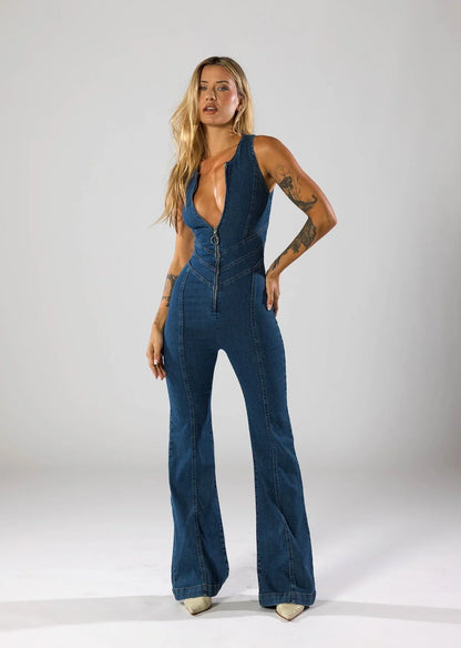 Lucie - Denim Jumpsuit