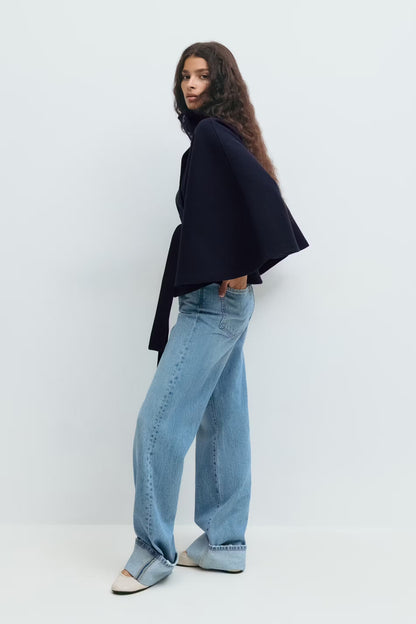 Lace - Belt Cape Jacket