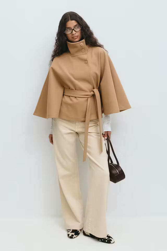Elize - Belt Cape Jacket