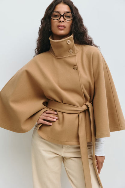 Lace - Belt Cape Jacket