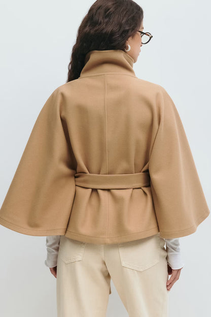 Lace - Belt Cape Jacket