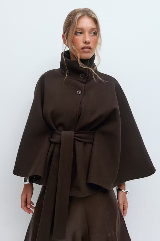 Elize - Belt Cape Jacket