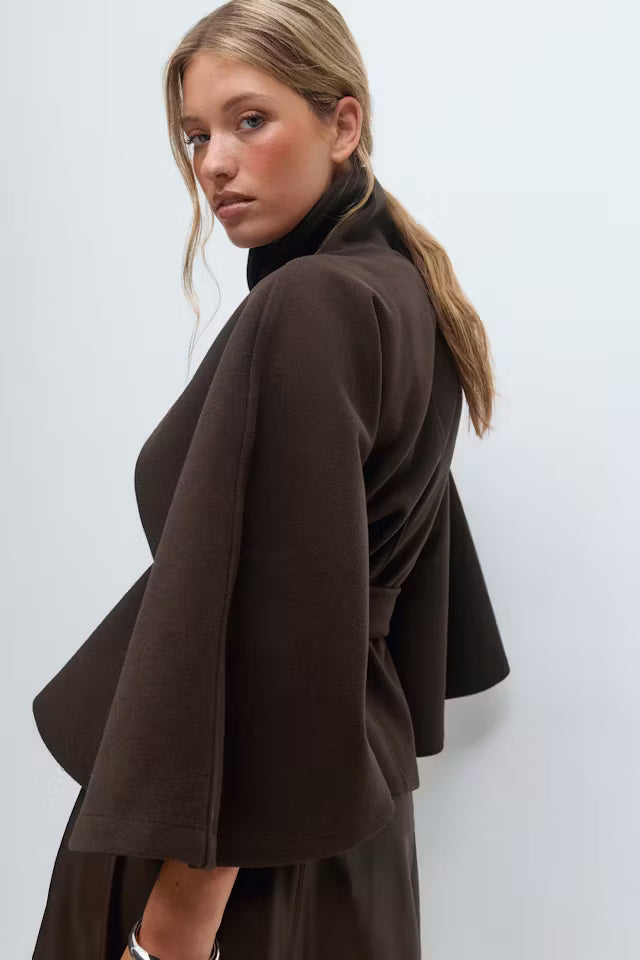 Elize - Belt Cape Jacket