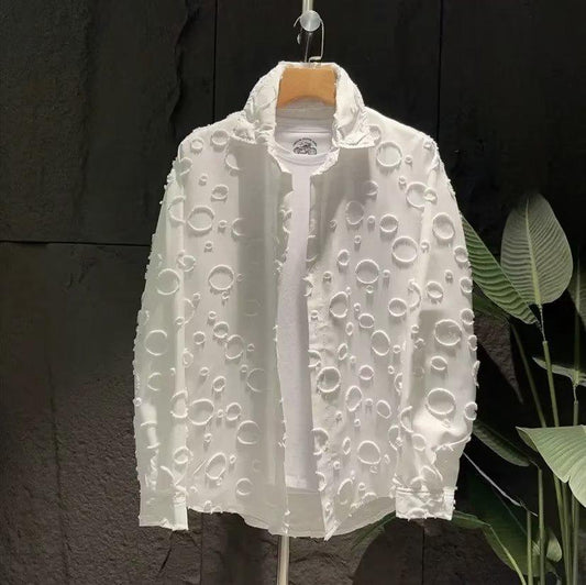 Moon Surface Casual Shirt (bekijk beschrijving)