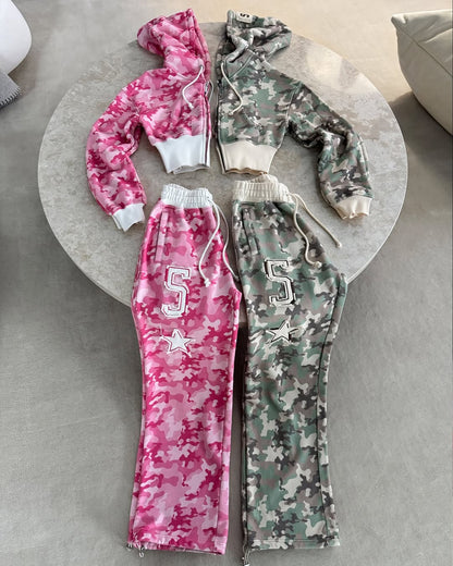 Camo Hoodie Set