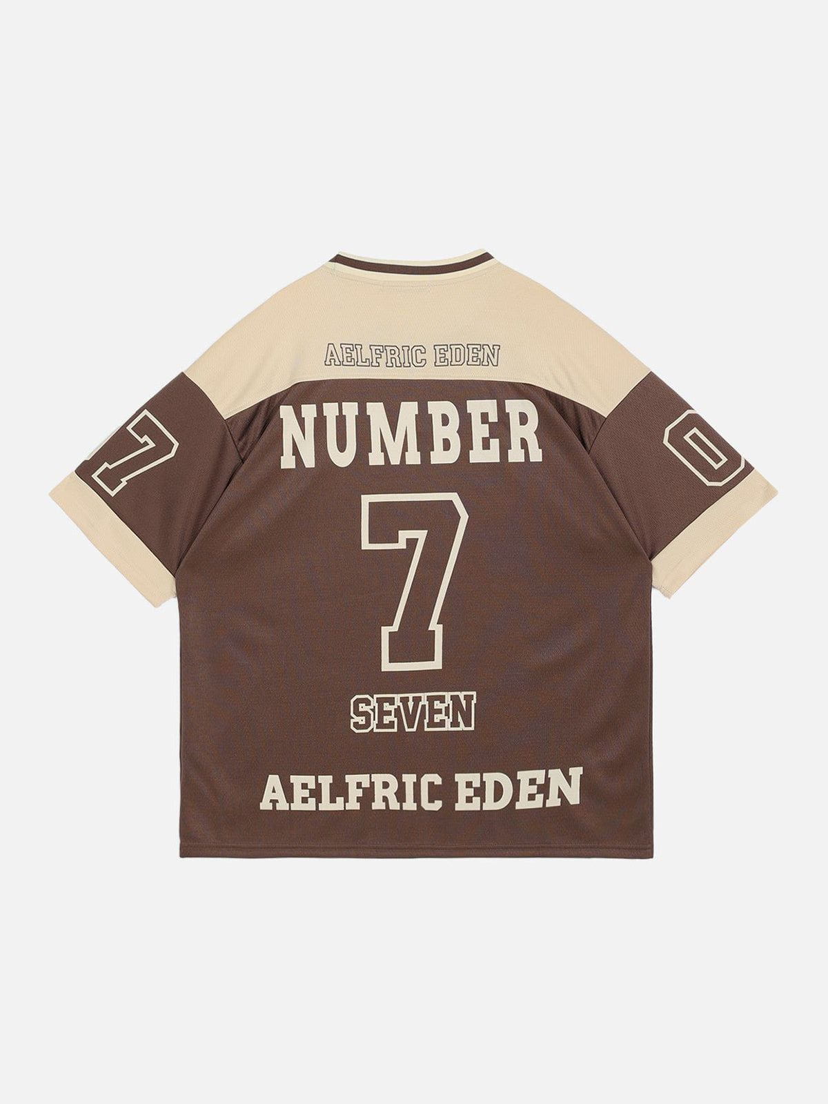 Aelfric Eden Contrast Color Racing Tee (bekijk maattabel in de beschrijving)