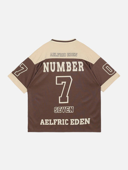 Aelfric Eden Contrast Color Racing Tee (bekijk maattabel in de beschrijving)