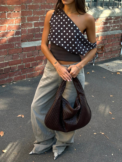 Kimmie polka dotted top