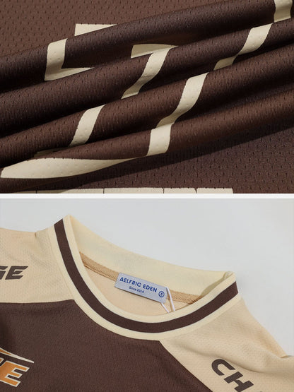 Aelfric Eden Contrast Color Racing Tee (bekijk maattabel in de beschrijving)