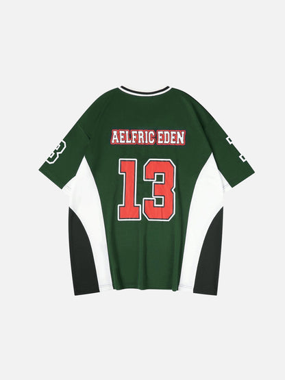 Aelfric Eden Color Blocking V-Neck Tee