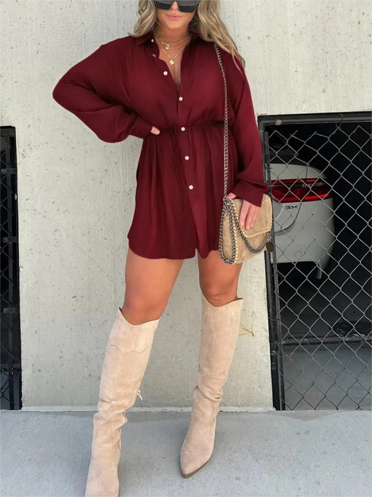 Jessica | Satijnen romper jurk