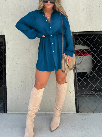 Jessica | Satijnen romper jurk