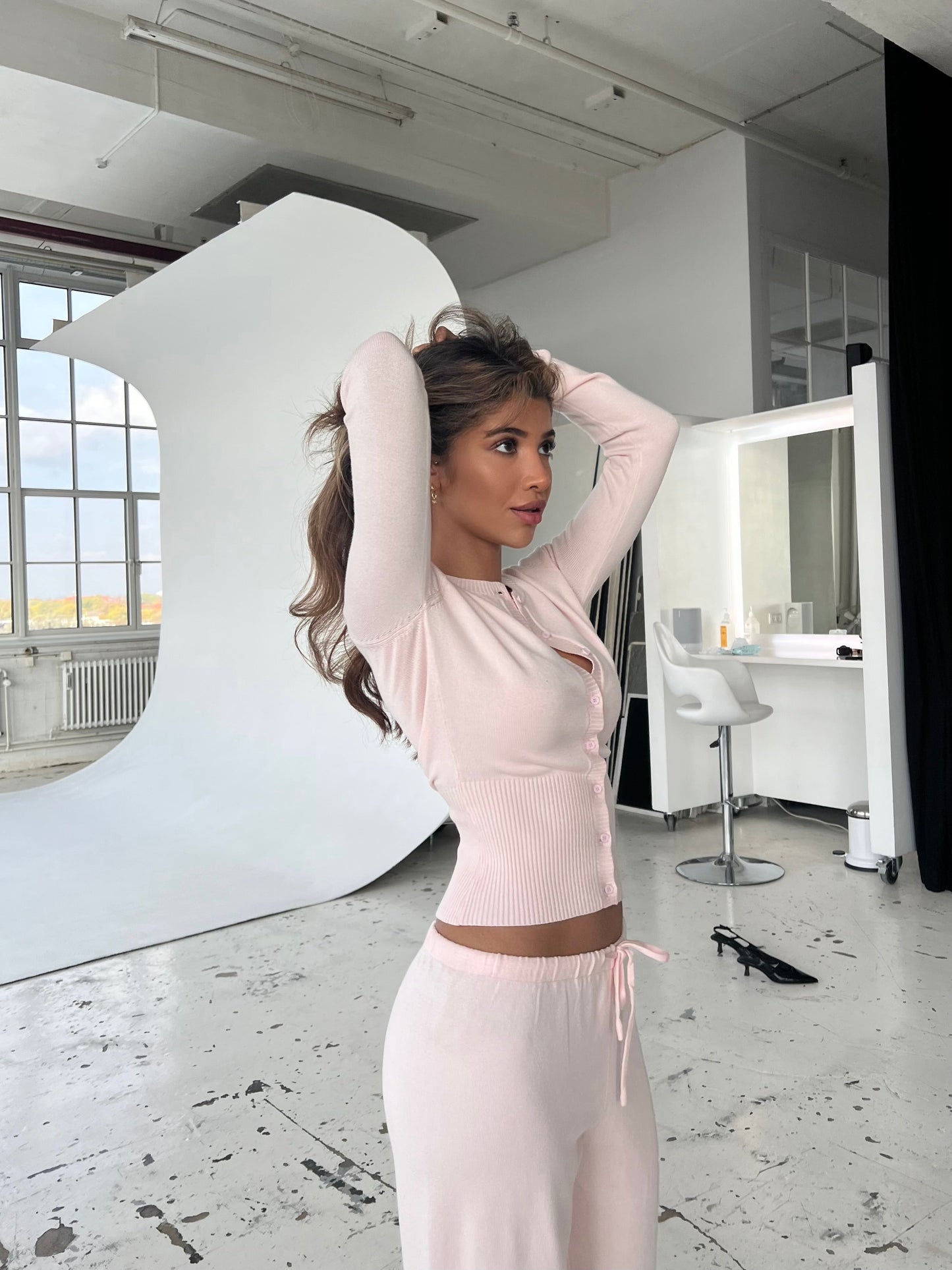 AMAL - Knitted Cardigan Set