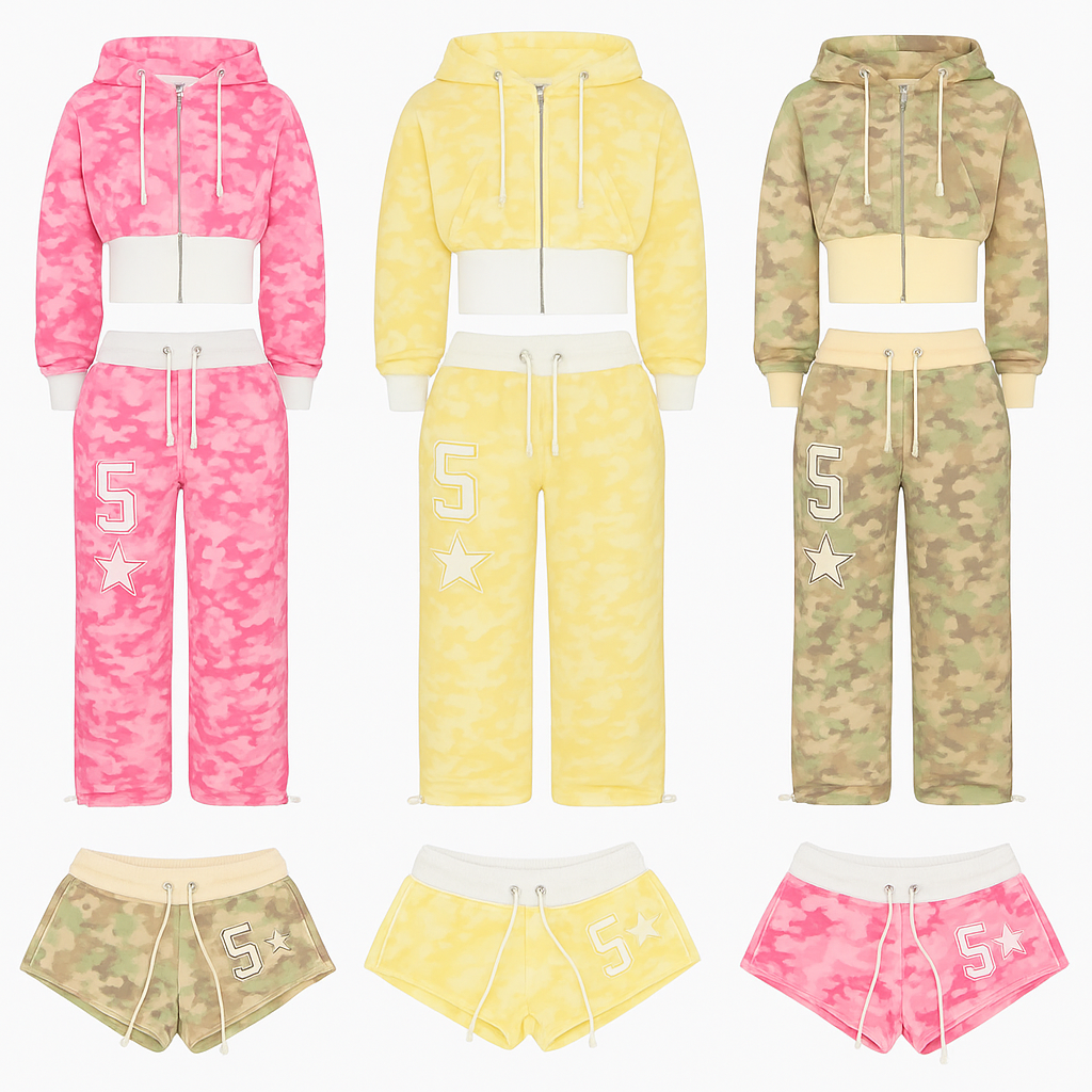 Camo Hoodie Set