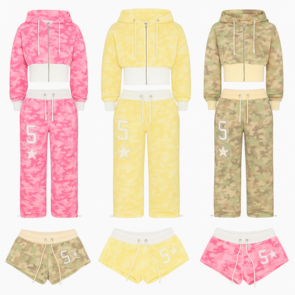 Camo Hoodie Set