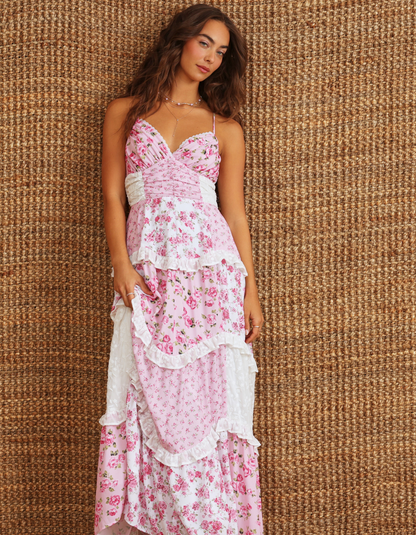 Fiorellina – Romantic patchwork – Maxi dress
