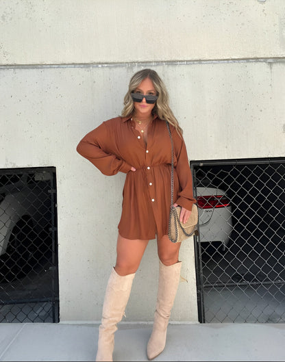 Jessica | Satijnen romper jurk