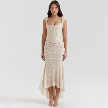 Ariana | Sculpted Slit Dress
