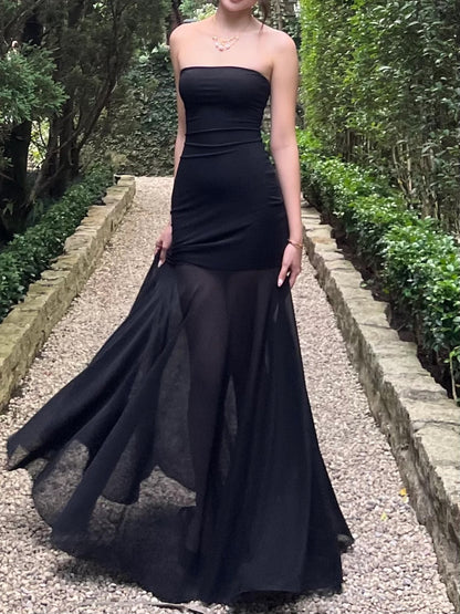 Flowy Mesh Mermaid Dress