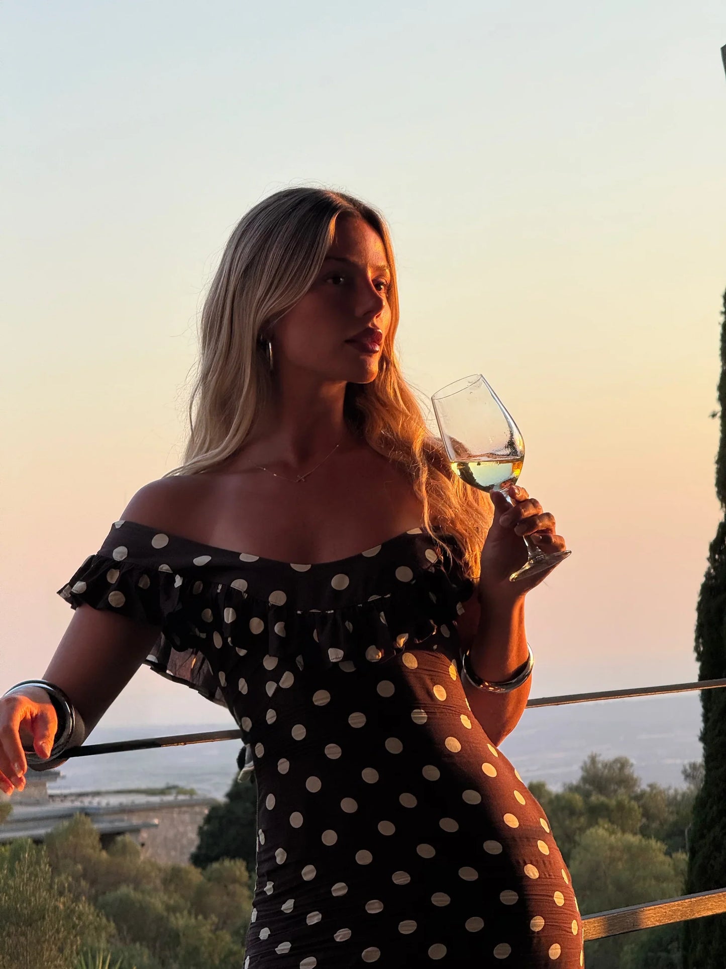 Luna Polka Dot Dress