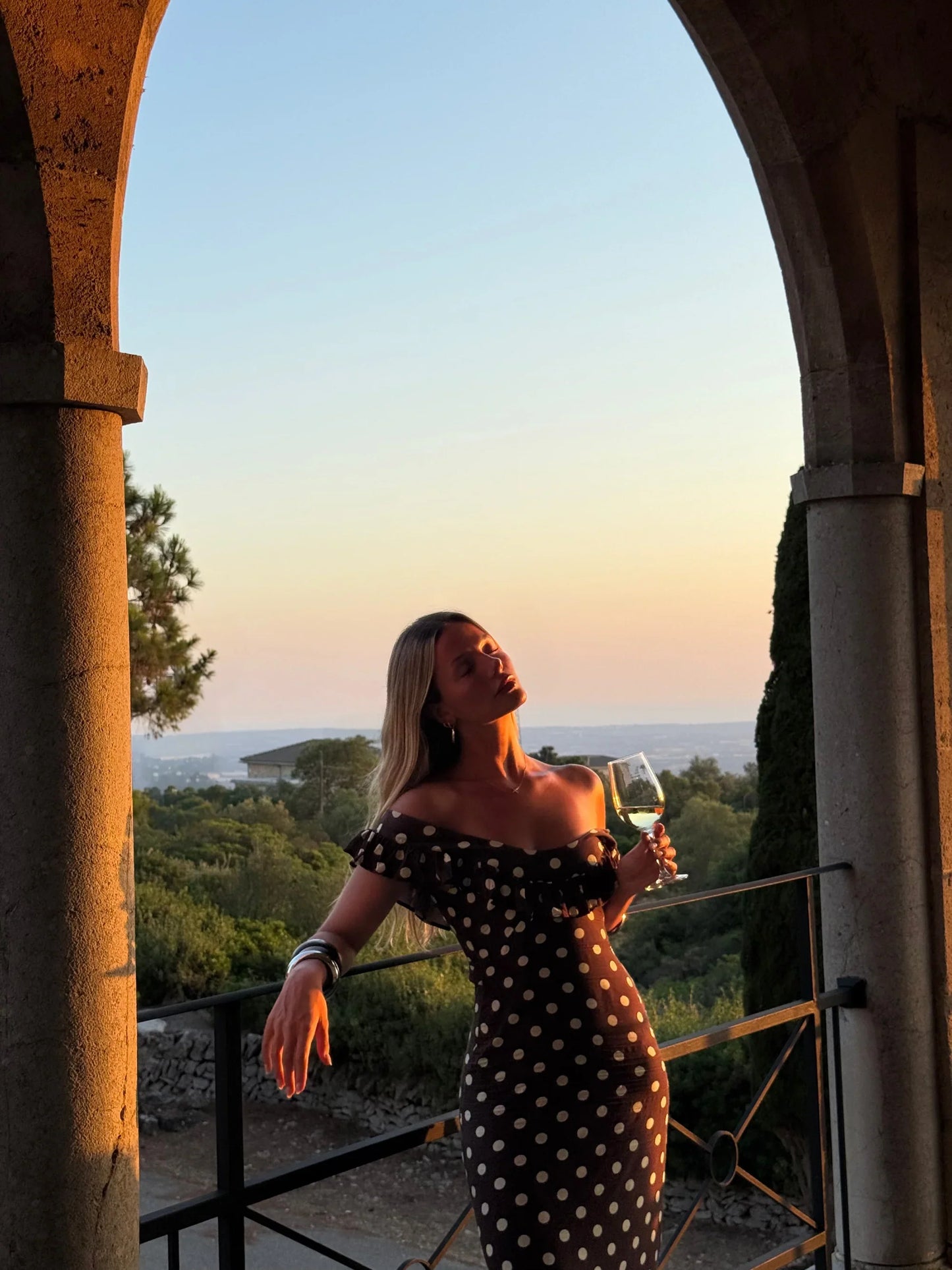 Luna Polka Dot Dress