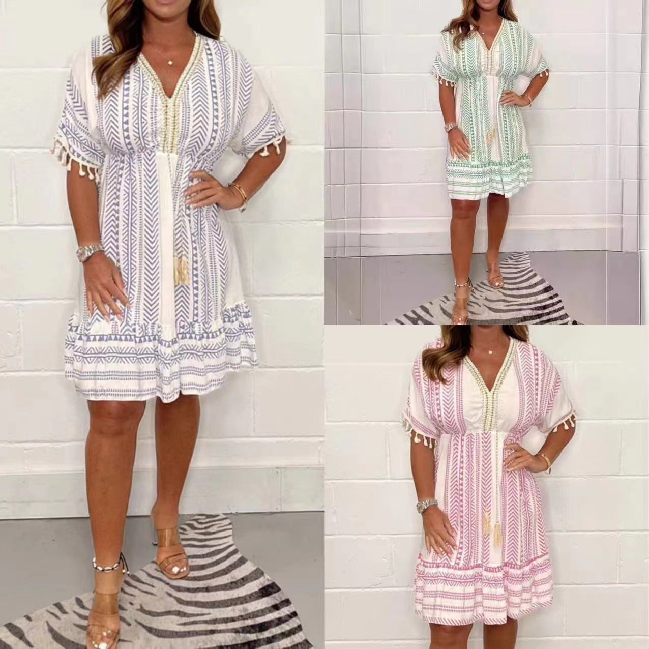 Print zomer jurk