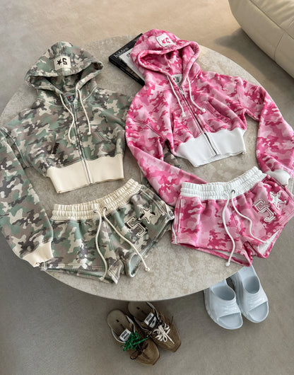 Camo Hoodie Set