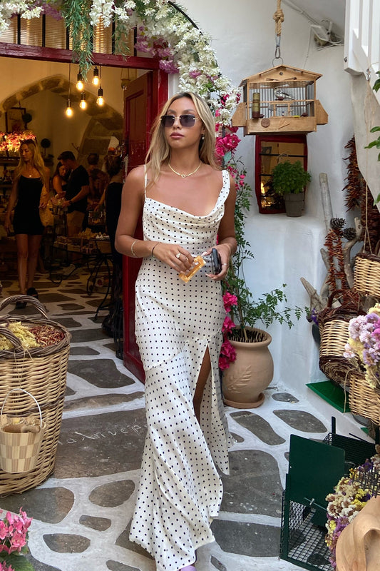 Dotted Moment Polka Dot - Maxi Jurk