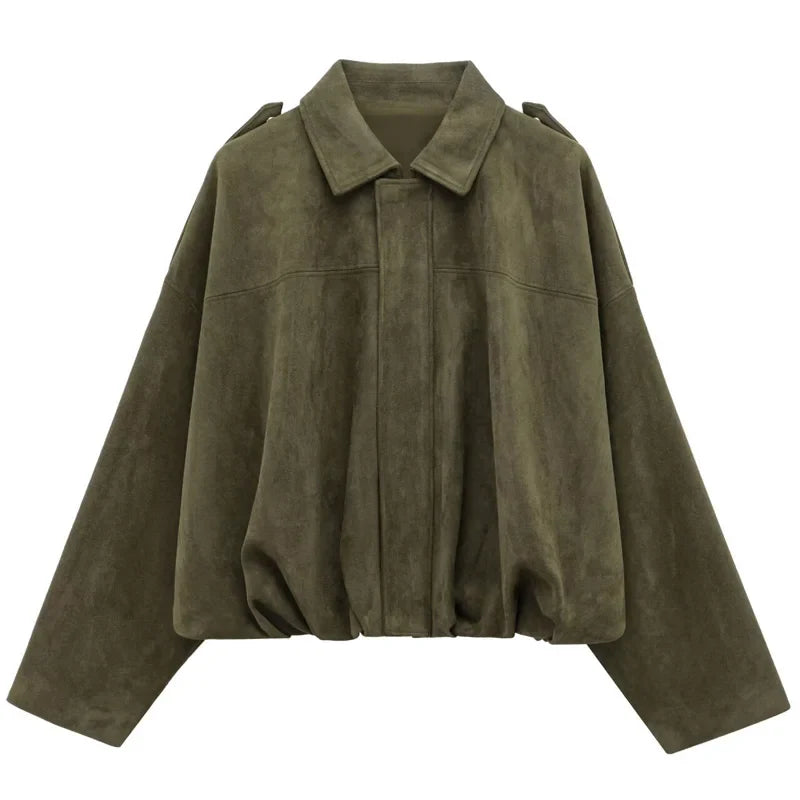 Livea - Suède Bomber Jacket